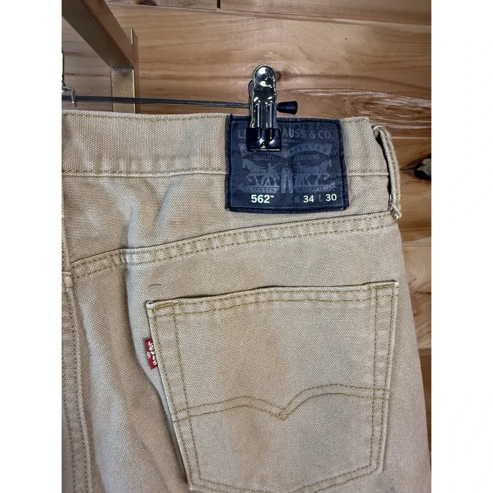 Levi's 562 Men's Jeans Size 34x30 Brown‎ Jean